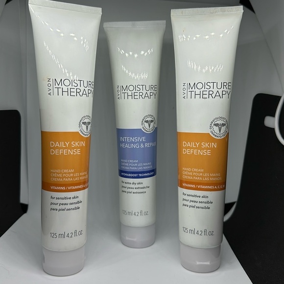 Avon Other - Set o/3 Avon Moisture Therapy (2)Daily Skin Defense, (1)Intensive Healing Lotion